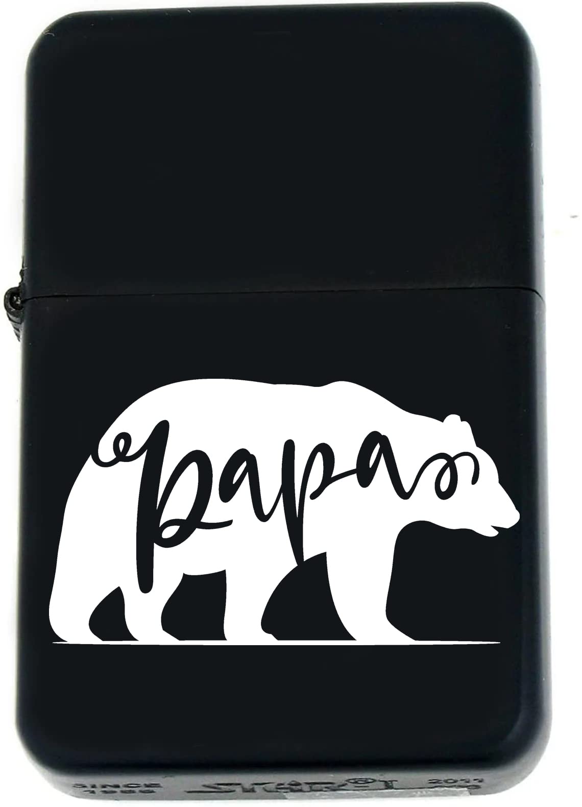Father Days Special Custom s Infinity Oil Windproof Matt Black Lighter! (FD-6) - Christmas, Halloween & Valentines Day Gift