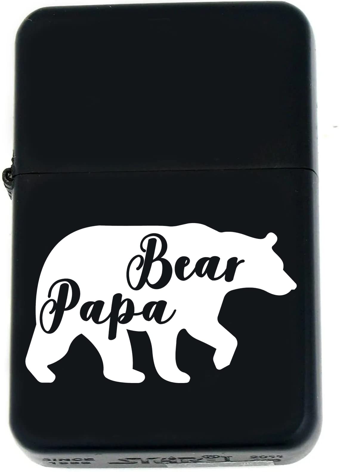 Father Days Special Custom s Infinity Oil Windproof Matt Black Lighter! (FD-6) - Christmas, Halloween & Valentines Day Gift