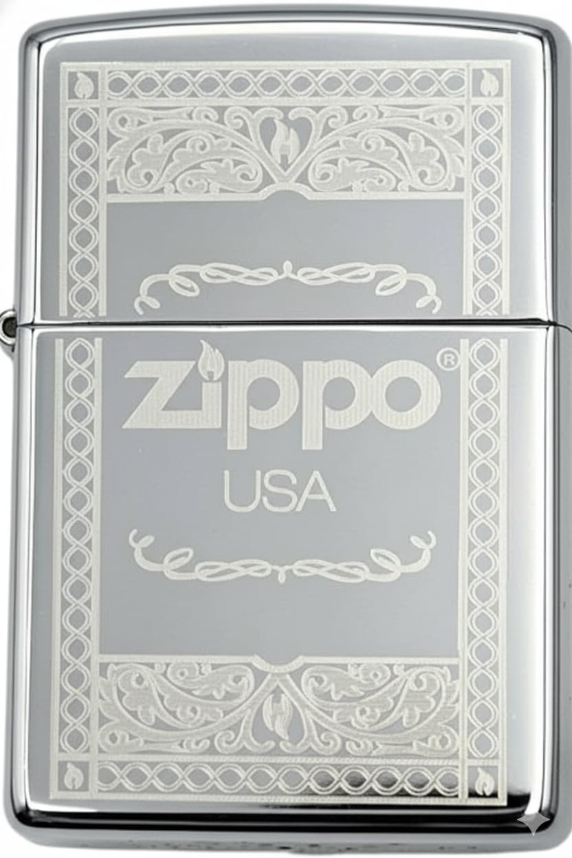 Personalized American Classic Elegant Design Lighter Zippo - Free Engraving - Christmas, Halloween & Valentines Day Gift (Tree)