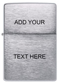 Zippo Classic Brushed Chrome Pocket Lighter - Windproof & Refillable Flip-Top Metal Lighter - Everyday Use Pocket Lighters - Luxury Lighters Made in USA