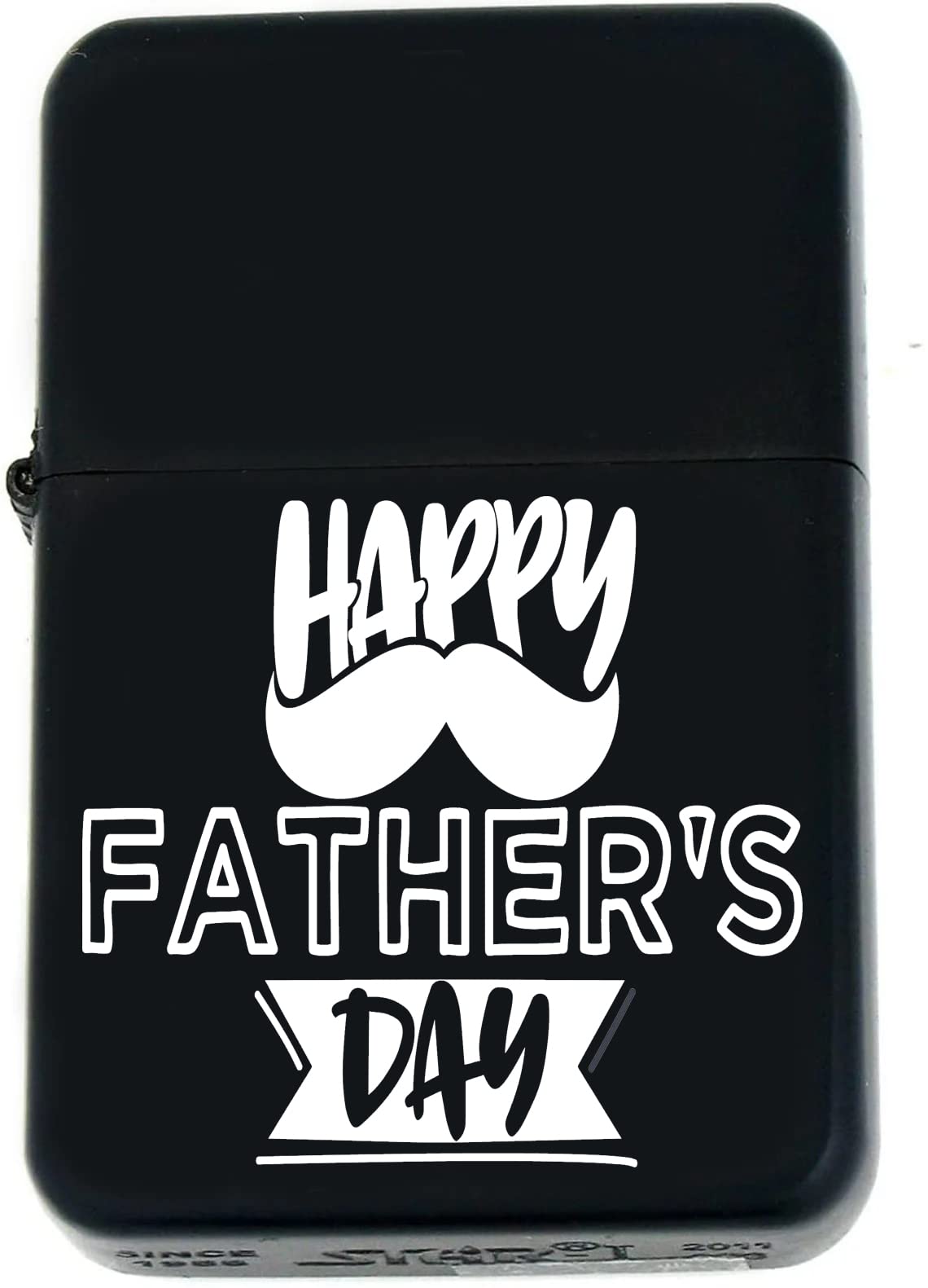 Father Days Special Custom s Infinity Oil Windproof Matt Black Lighter! (FD-6) - Christmas, Halloween & Valentines Day Gift