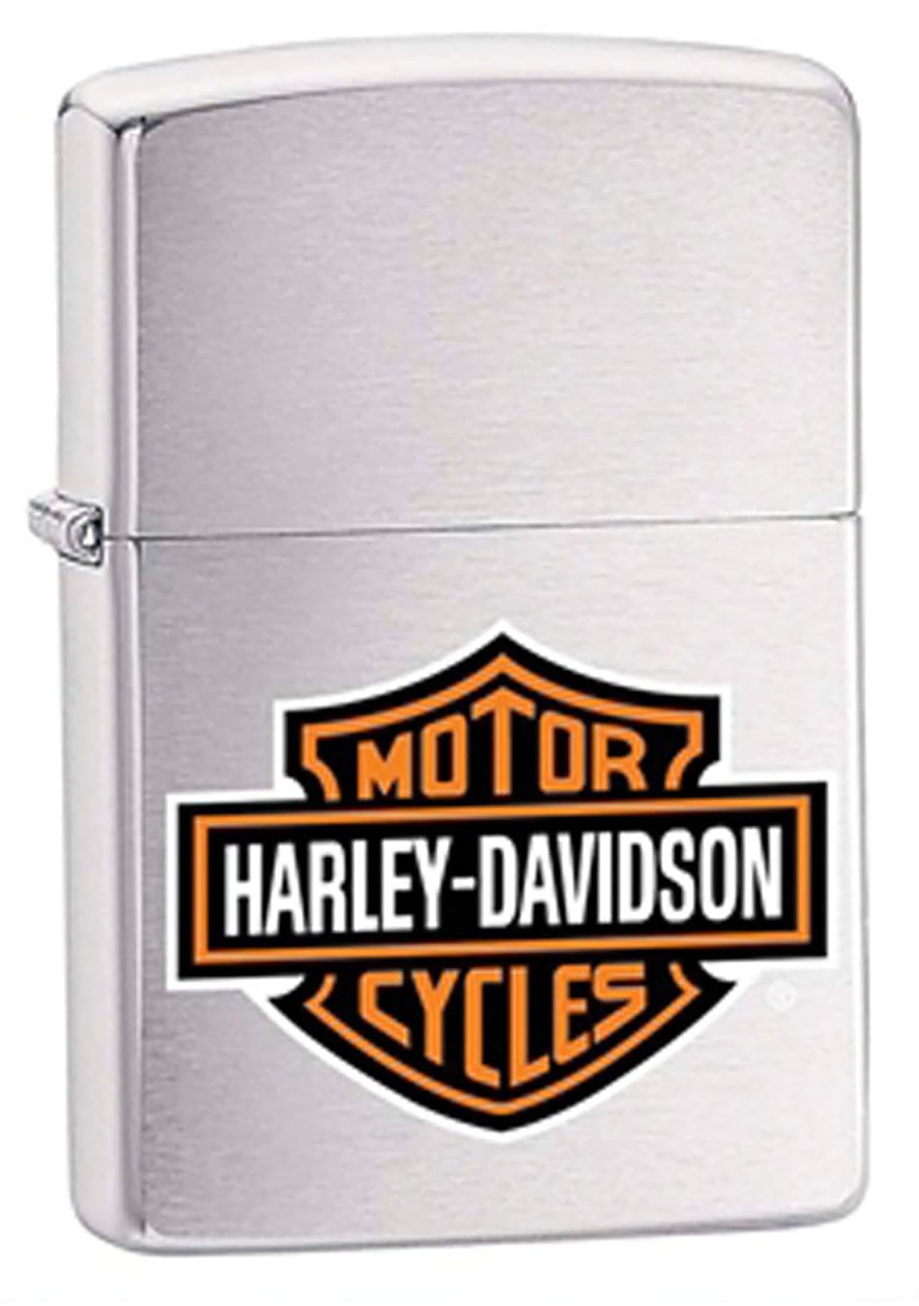 Personalized Zippo Harleey-Daviddson Windproof Oil Lighter Engraving - Christmas, Halloween & Valentines Day Gift (Silver Eng)