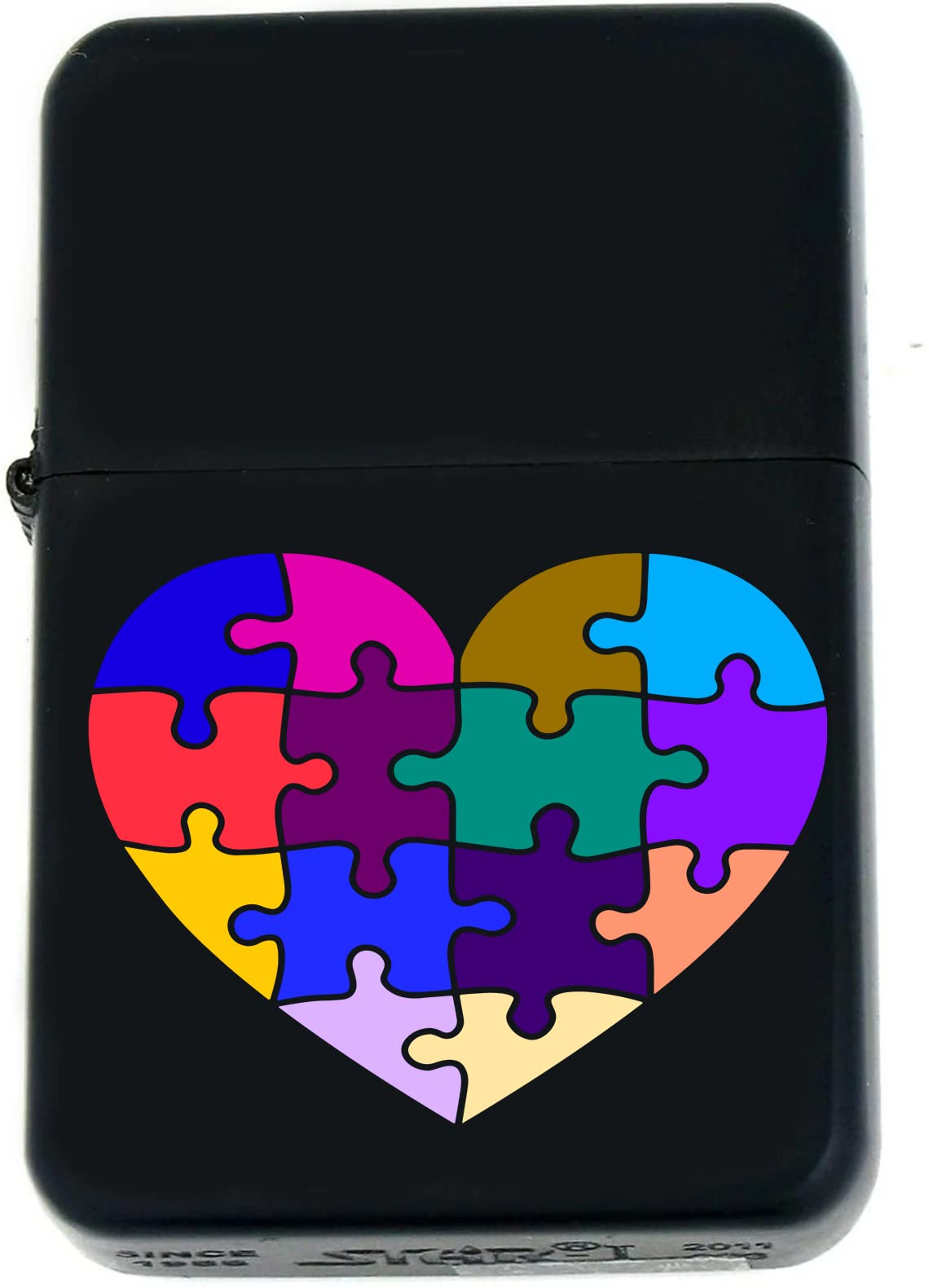 Custom s Infinity Matt Black Lighter! Personalize Lighter with LGBTQ Rainbow Pride and Text (PD-14) - Christmas, Halloween & Valentines Day Gift