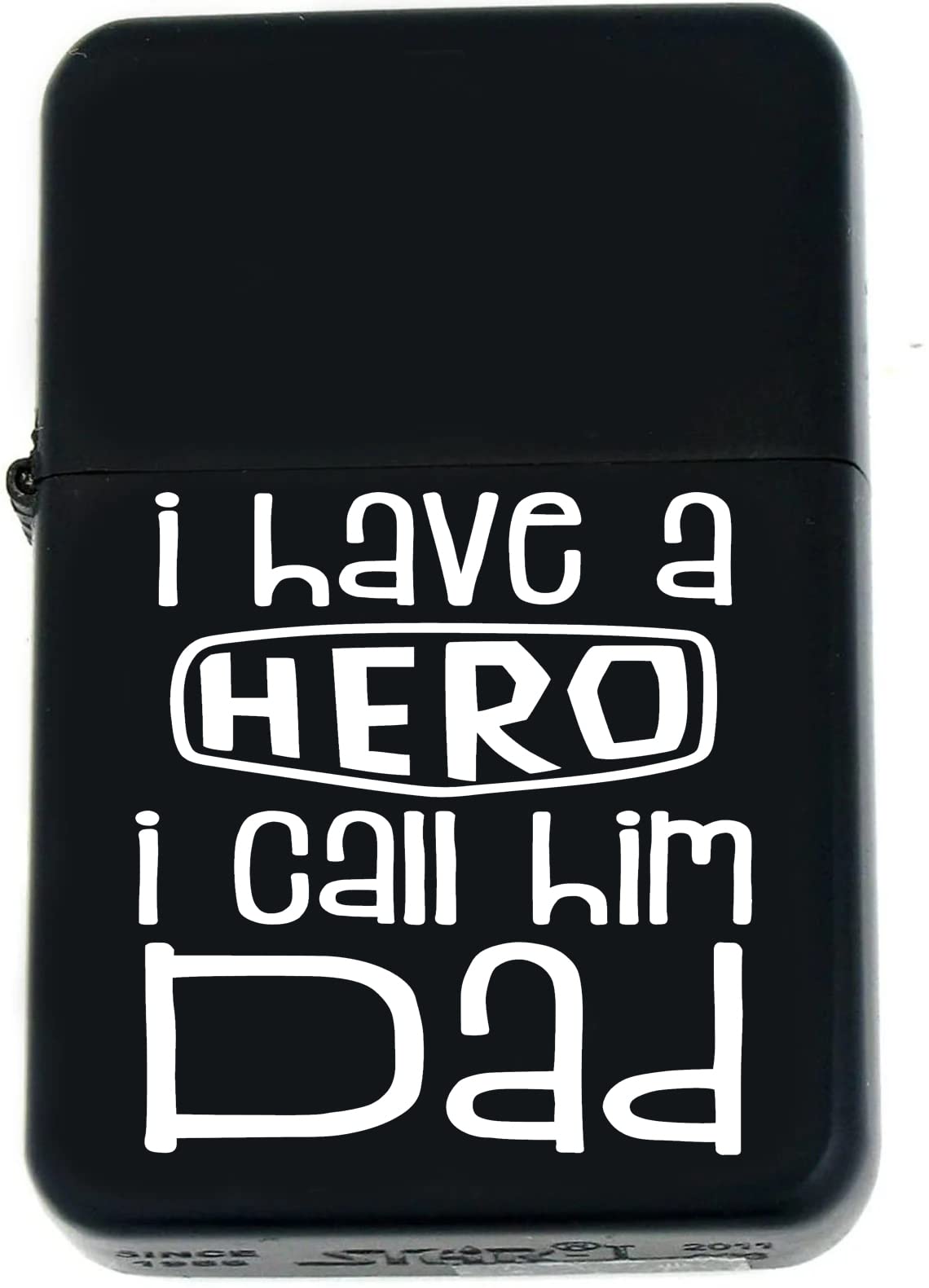 Father Days Special Custom s Infinity Oil Windproof Matt Black Lighter! (FD-6) - Christmas, Halloween & Valentines Day Gift