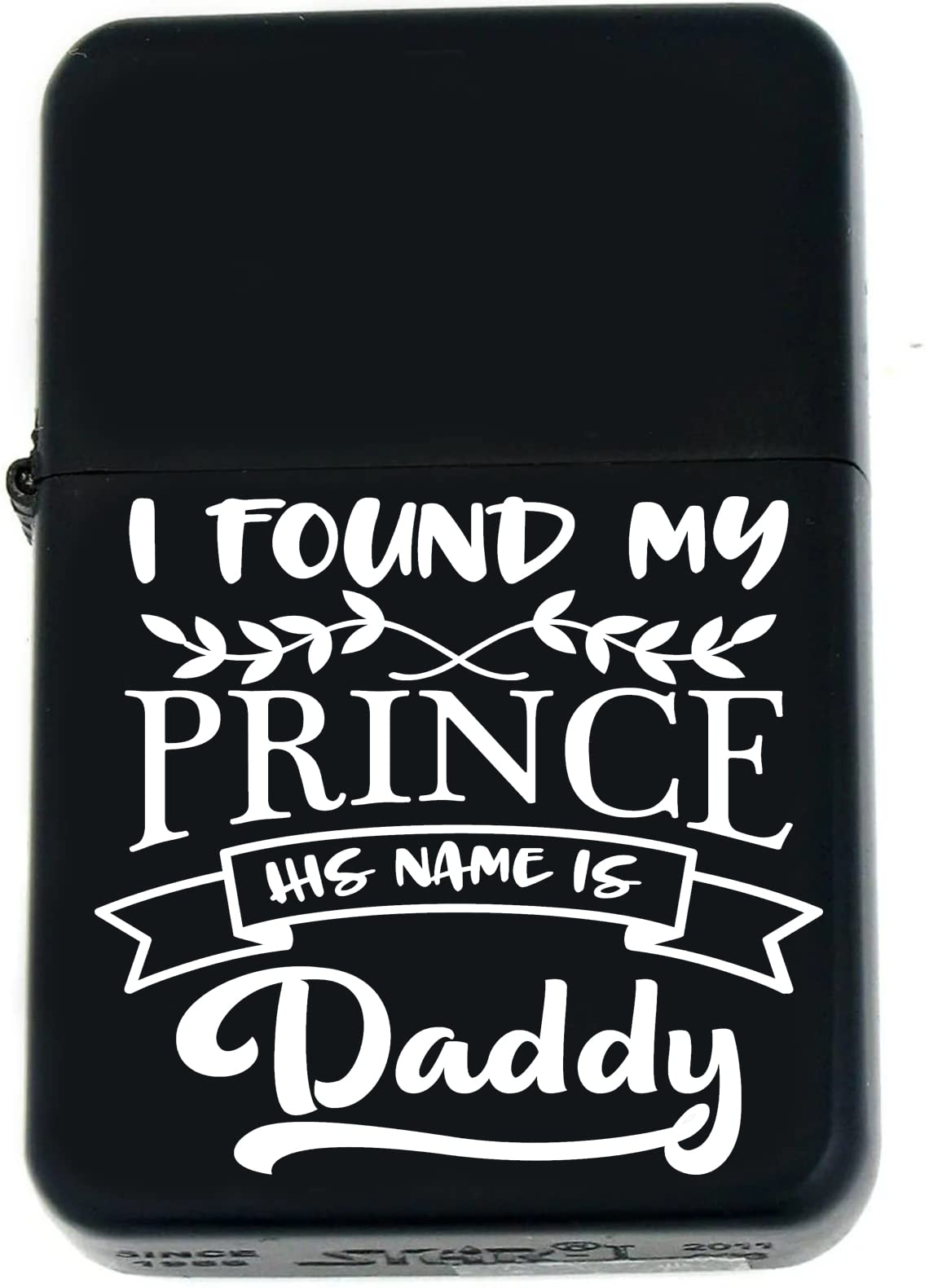 Father Days Special Custom s Infinity Oil Windproof Matt Black Lighter! (FD-6) - Christmas, Halloween & Valentines Day Gift