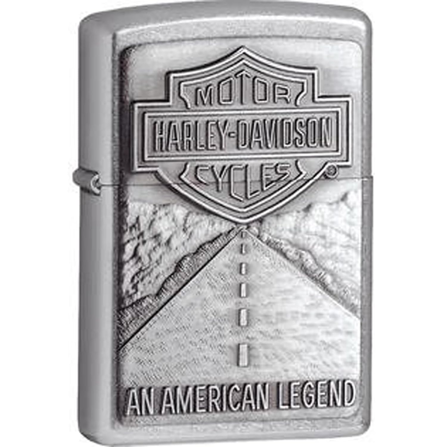 Personalized Zippo Harleey-Daviddson Windproof Oil Lighter Engraving - Christmas, Halloween & Valentines Day Gift (Black Ice)