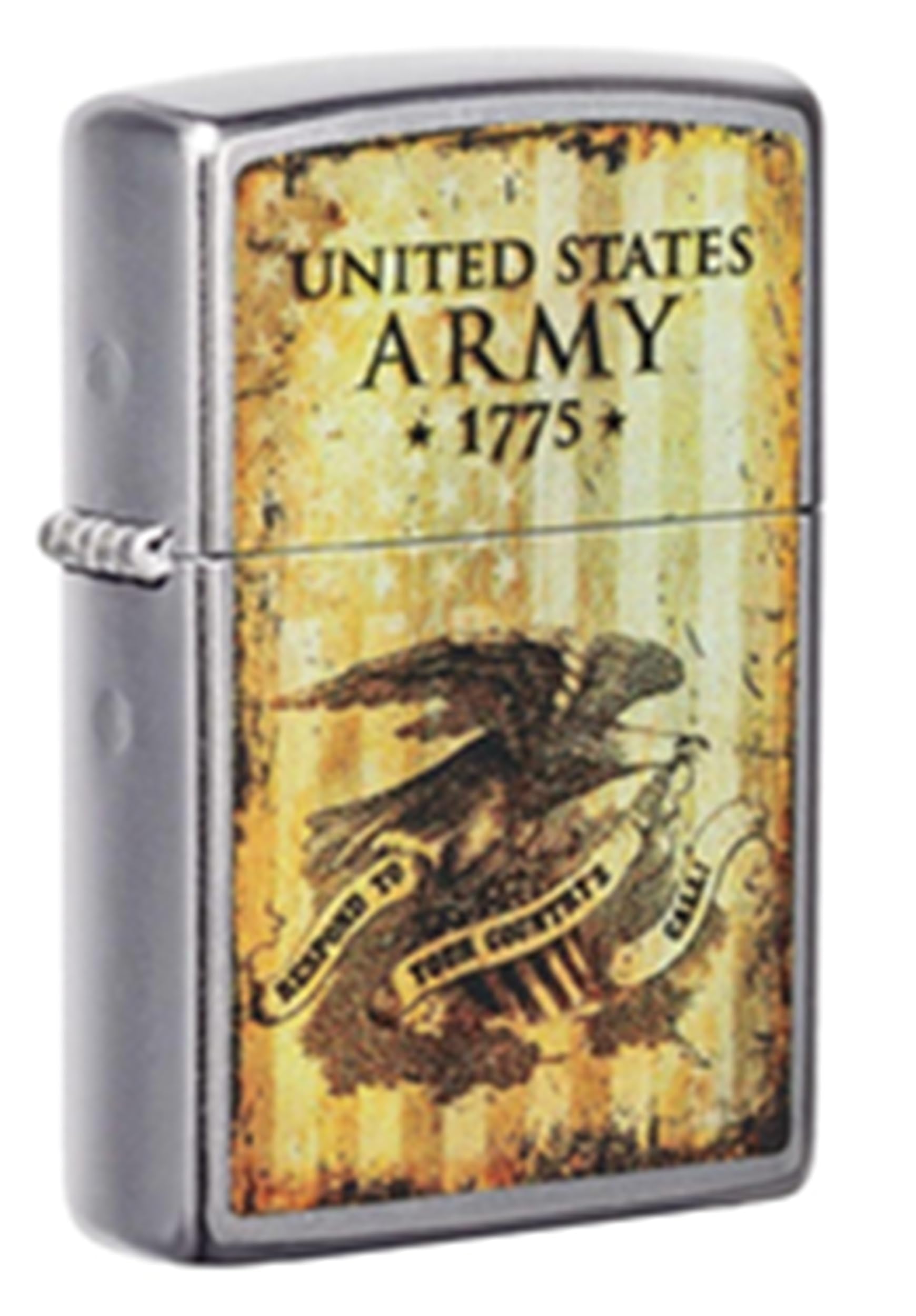 Custom Personalized ZIPPO Classic US Army Windproof Oil Lighter Engraving Christmas, Halloween & Valentines Day Gift (Army GD)