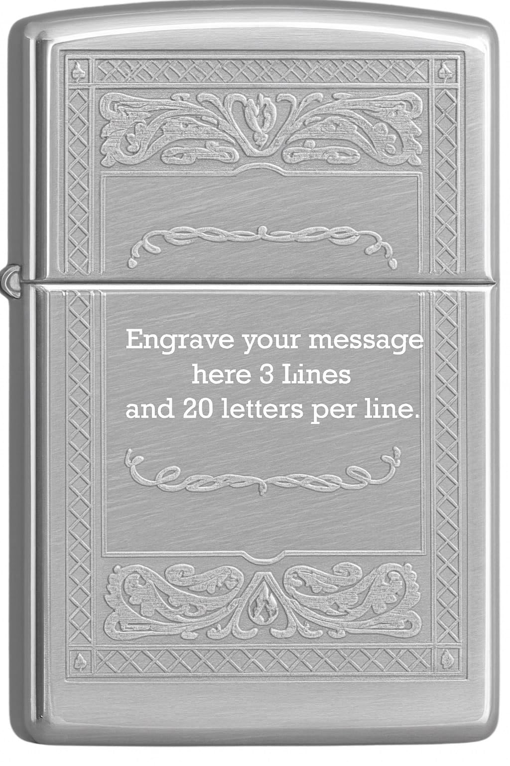Personalized American Classic Elegant Design Lighter Zippo - Free Engraving - Christmas, Halloween & Valentines Day Gift (Tree)