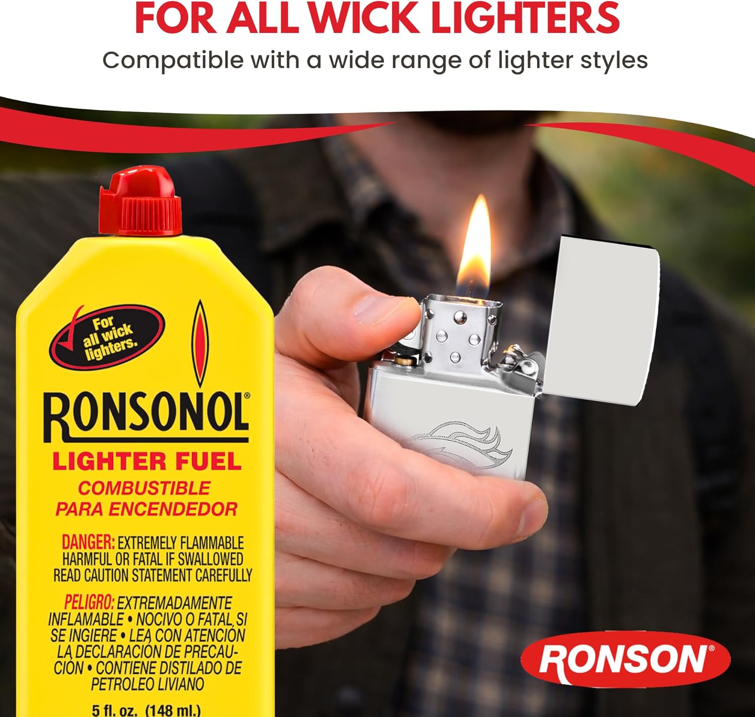 Ronson 5 Ounce Ronsonol Lighter Fuel