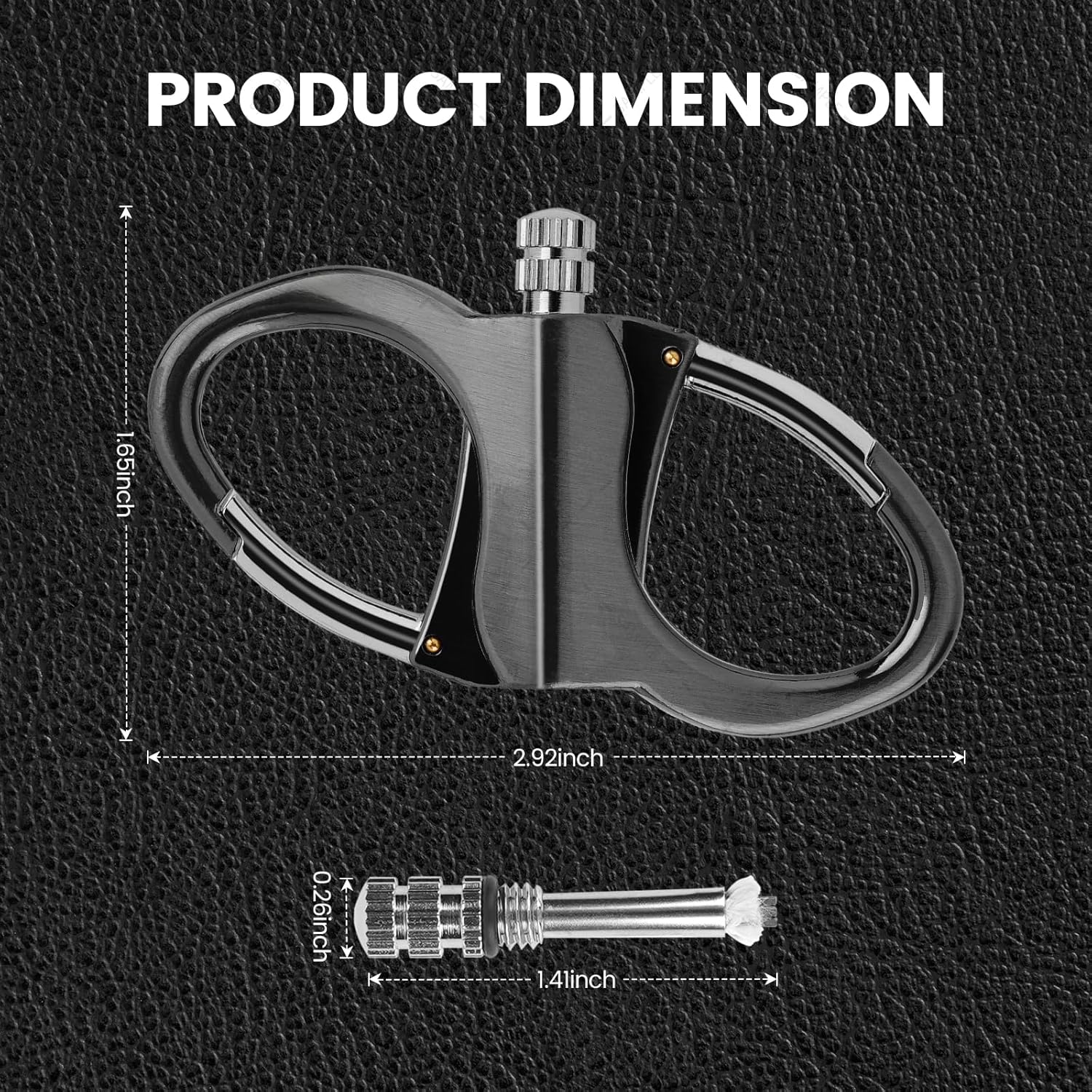 Keychain Lighter,Permanent Match,Permanent Match Keychains,Reusable Fire Starter Key Ring, Hidden Forever Lighter Keychain,For Outdoor Survival Gift for Men,Mini Waterproof Lighters